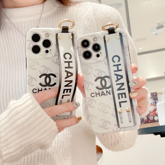 Wrist strap phone case