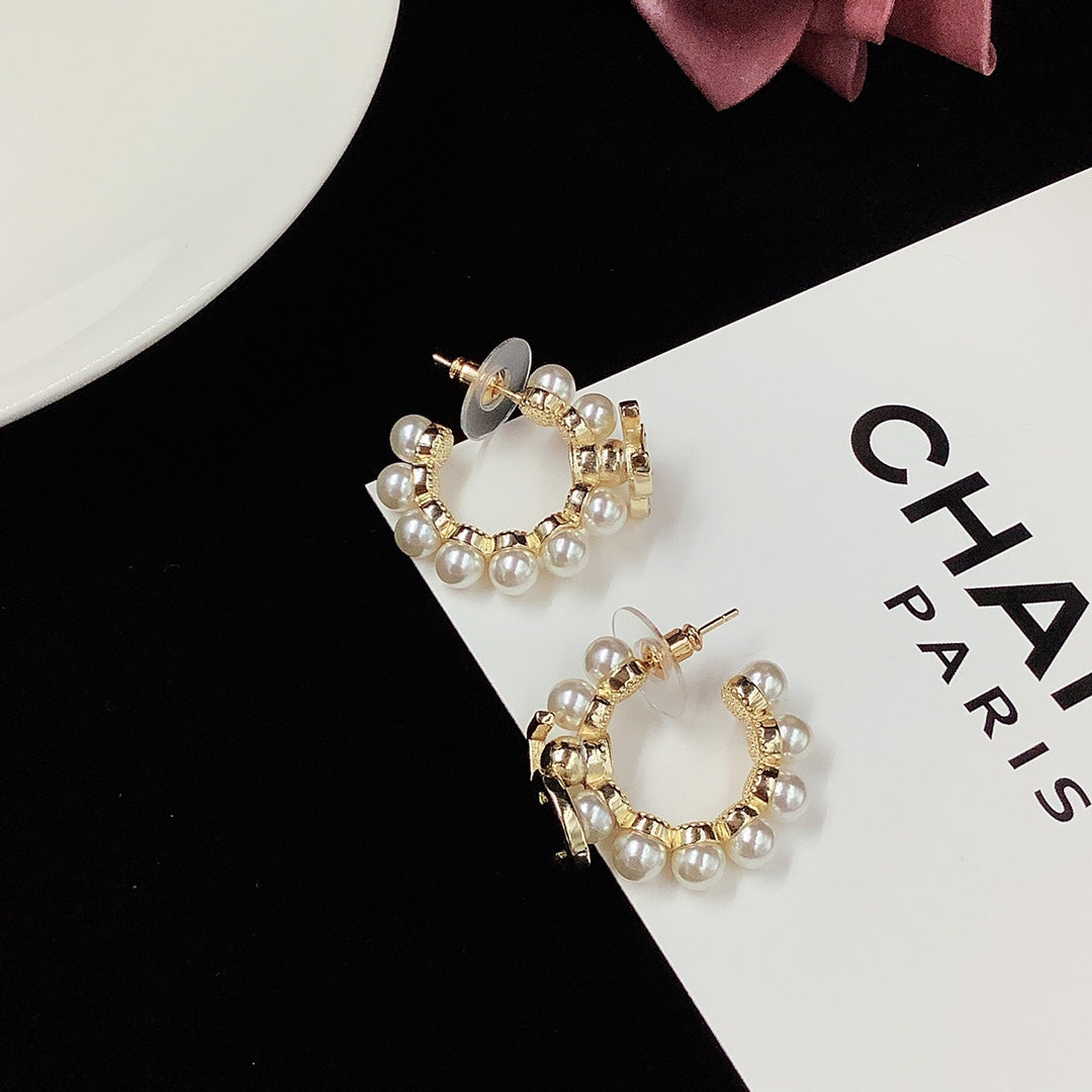 Pearl earrings