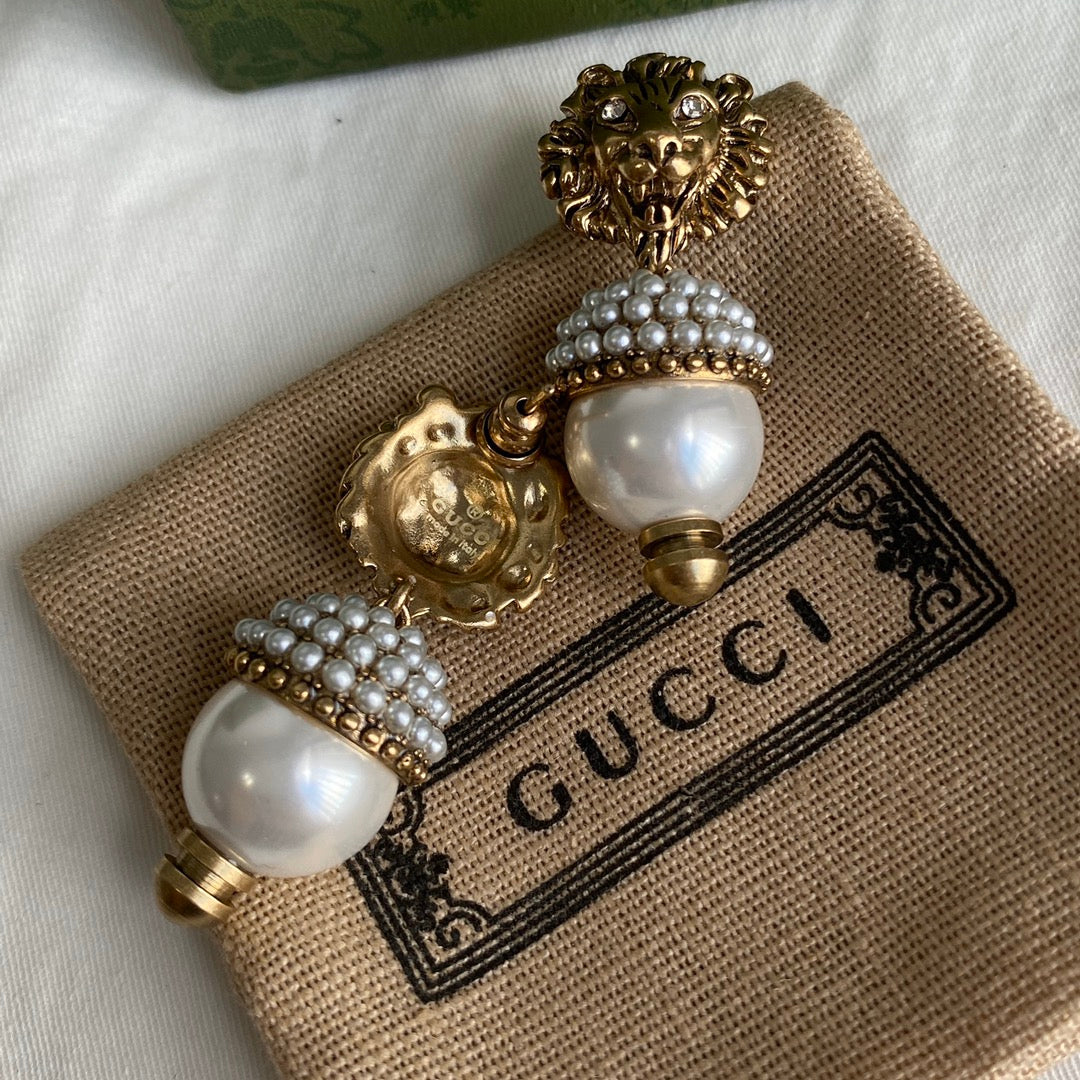 Pearl earrings
