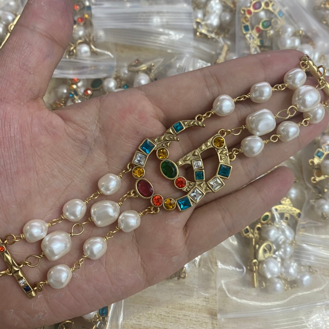 Pearl colorful bracelet