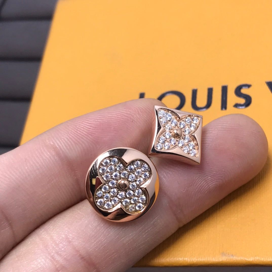 Gold Crystal earrings