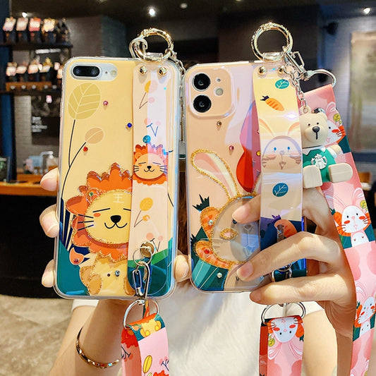 slant straddle back wristband  phone case