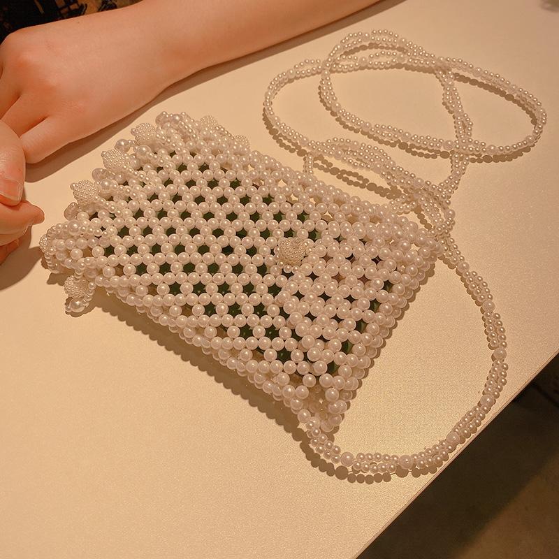 Tassel pearl mobile phone bag - LVCASE