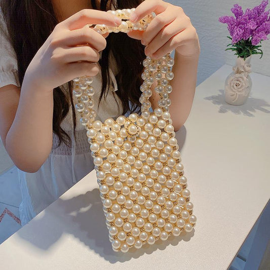 Handmade Pearl Phone Bag - LVCASE