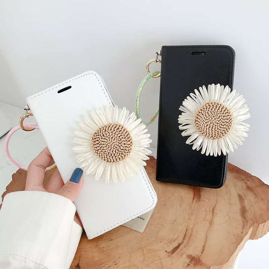 Leather Flower Phone Case