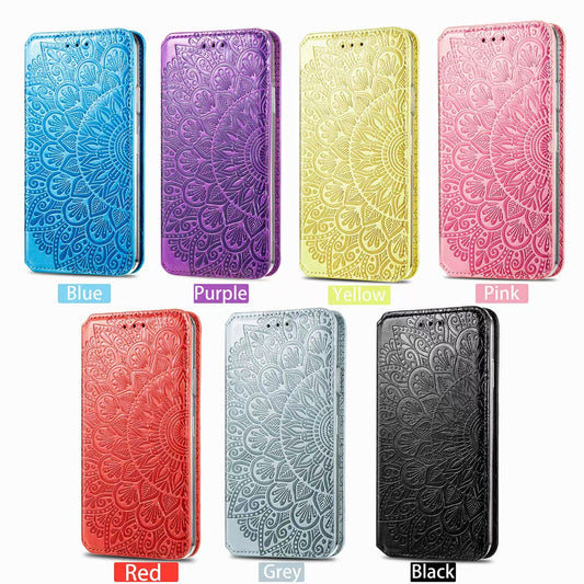Leather card holder phone case for iphone