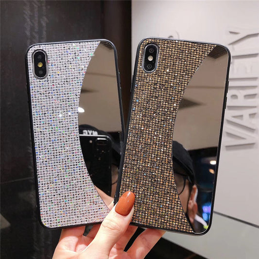 Creative Glitter Mirror Shell
