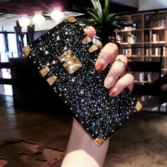 Bling square phone case for samsung