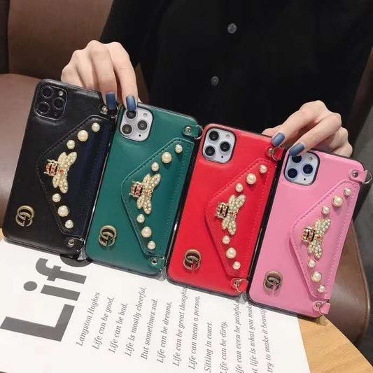 Bee Leather Phone Case