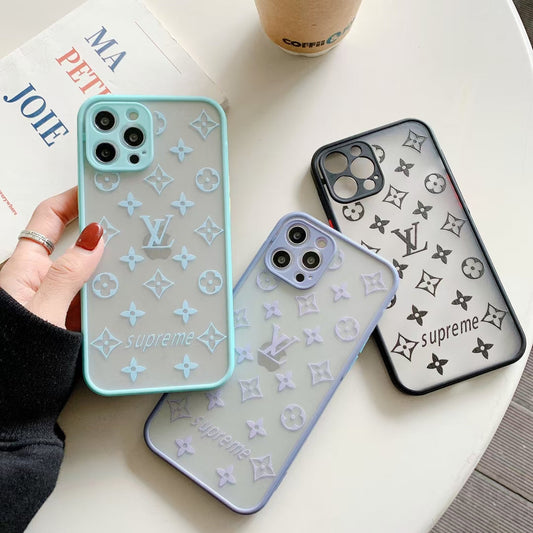 Luxury Frosted letter phone  case