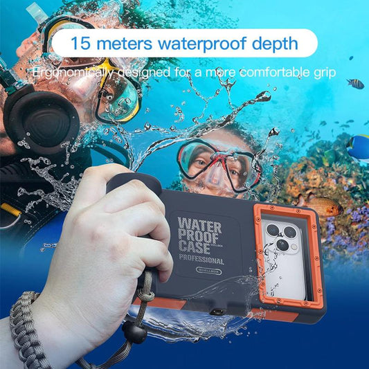 15 meters deep waterproof phone case - LVCASE