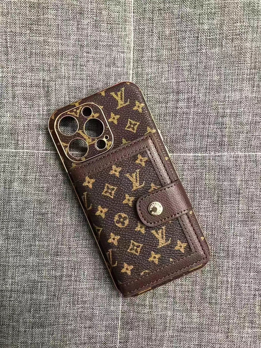 Fashion Card Holder phone case for iPhone