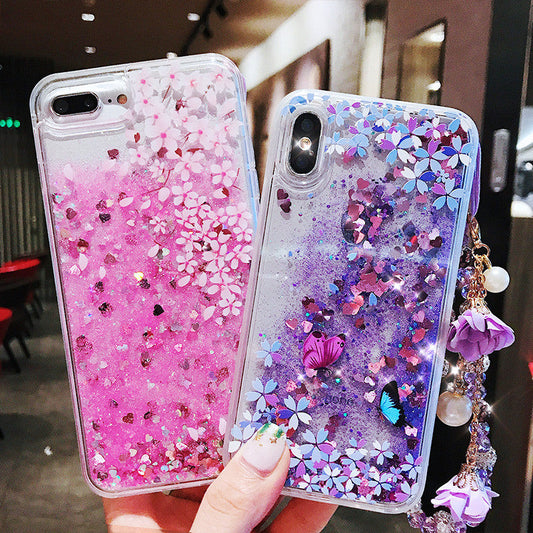 Sakura Quicksand Bracelet Phone Case