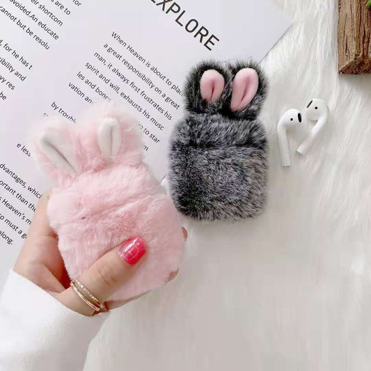 Plush Bunny  Airpods case