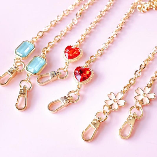 Rhinestone Chain Lanyard - LVCASE