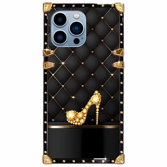 Luxury Diamond   square phone case for samsung