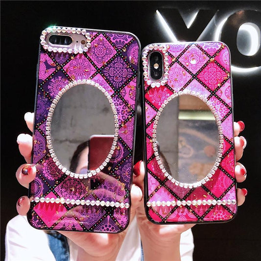Bling-bling Mirror Phone Case - LVCASE
