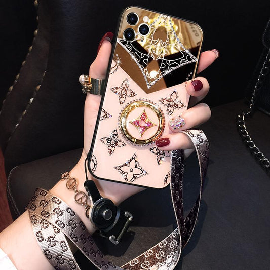 Luxury crystal mirror phone case - LVCASE