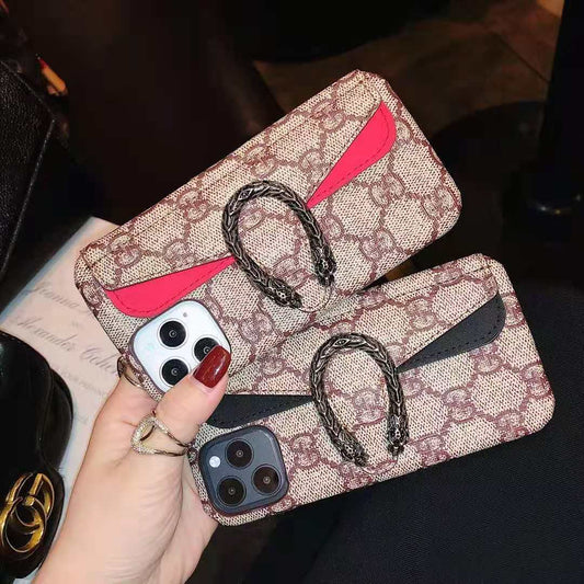 Card bracket coin purse phone case