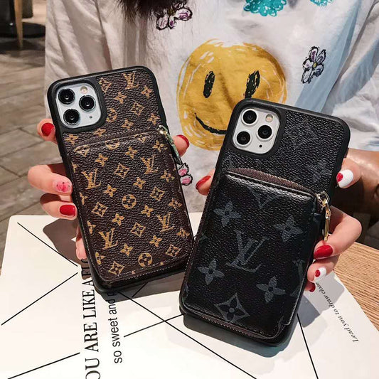 Luxury Leather Wallet Phone Case - LVCASE