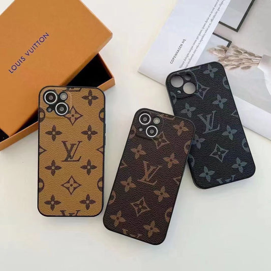 Vintage leather phone case
