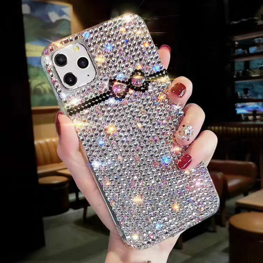 Bowknot rhinestone phone case for Samsung