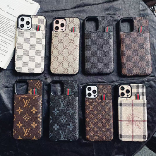 Fashionable pull card phone case