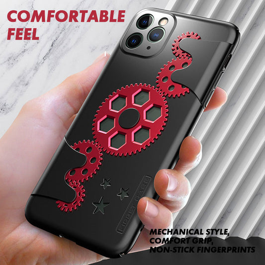 Mechanical gear phone case