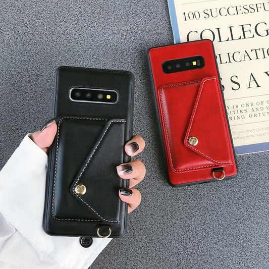 Leather Wallet Phone Case - LVCASE