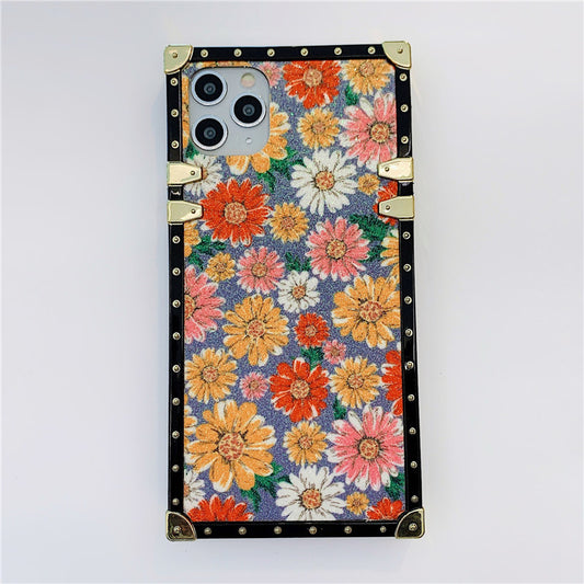 Small Daisy Square Phone Case