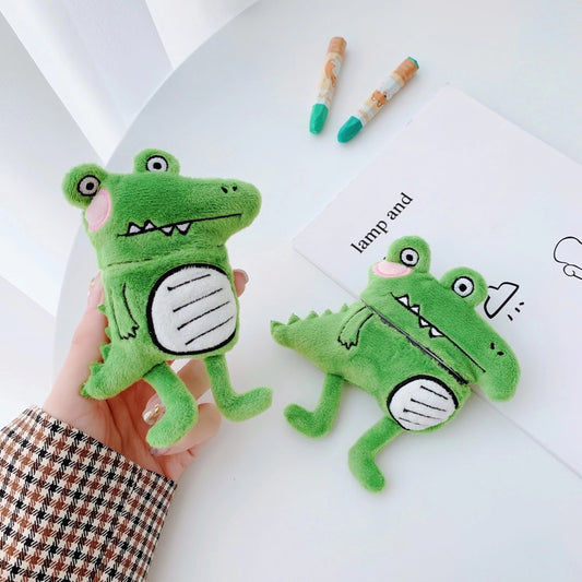 Alligator Plush Airpods case