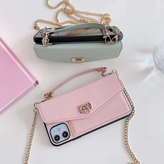 New Leather Cross-body Phone Case - LVCASE