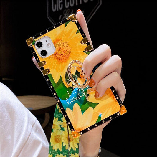 Flower Square Phone Case - LVCASE