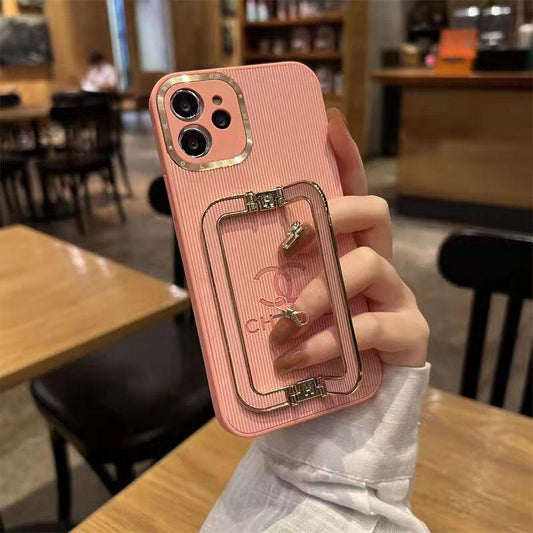 Fashion wrist integrated stand phone case for iPhone