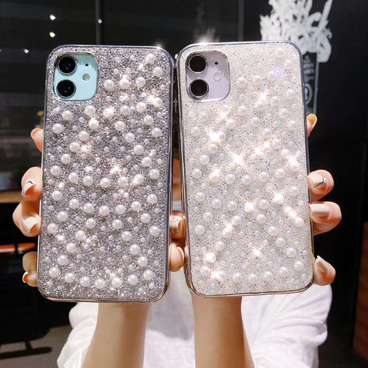 Pearl Rhinestone Phone Case