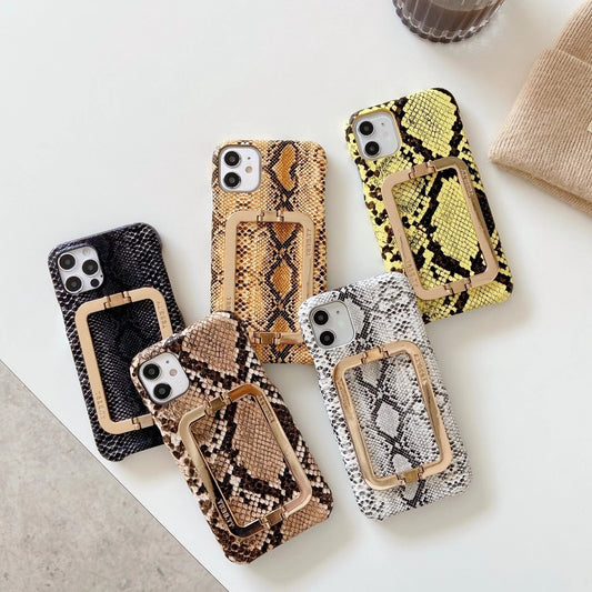 Crocodile pattern stand phone case