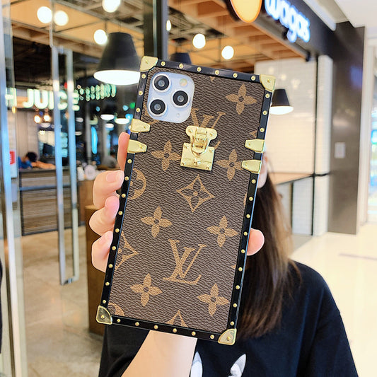 Fashion Vintage pattern square phone case for samsung