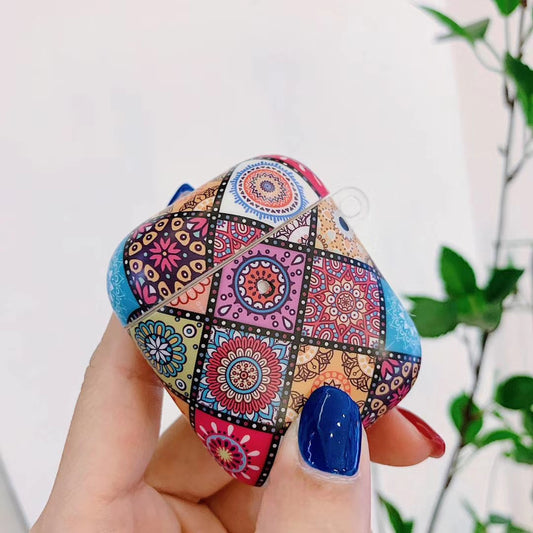 Rhombus retro pattern  Airpods case
