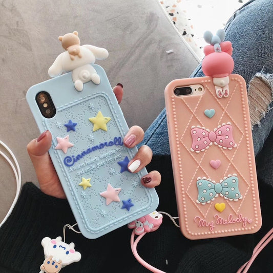 Cartoon silicone  phone case - LVCASE
