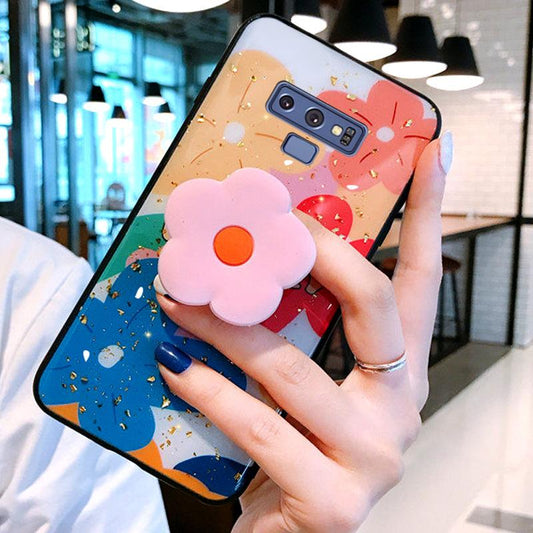Women's Back Cover Bracket Small Daisies Phone Case - LVCASE