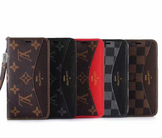 Color matching leather phone case