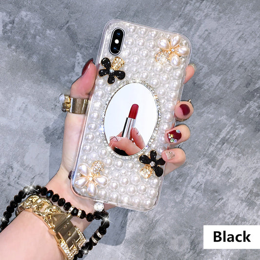 Pearl Makeup Mirror Phone Case