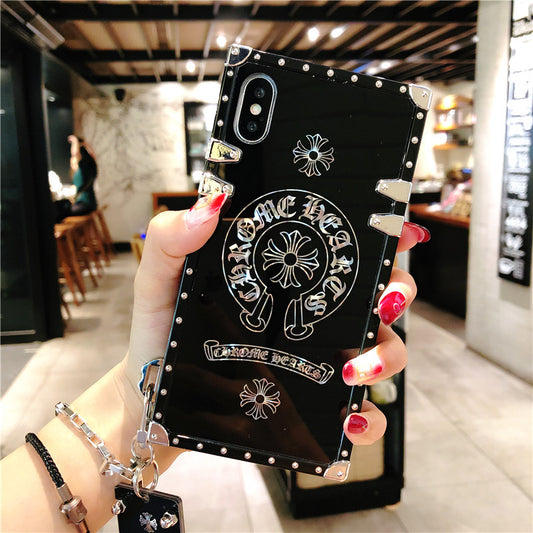 Fashion chain square phone case for Samsung