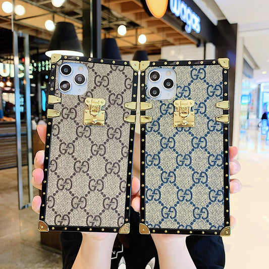 Retro pattern leather phone case for Samsung