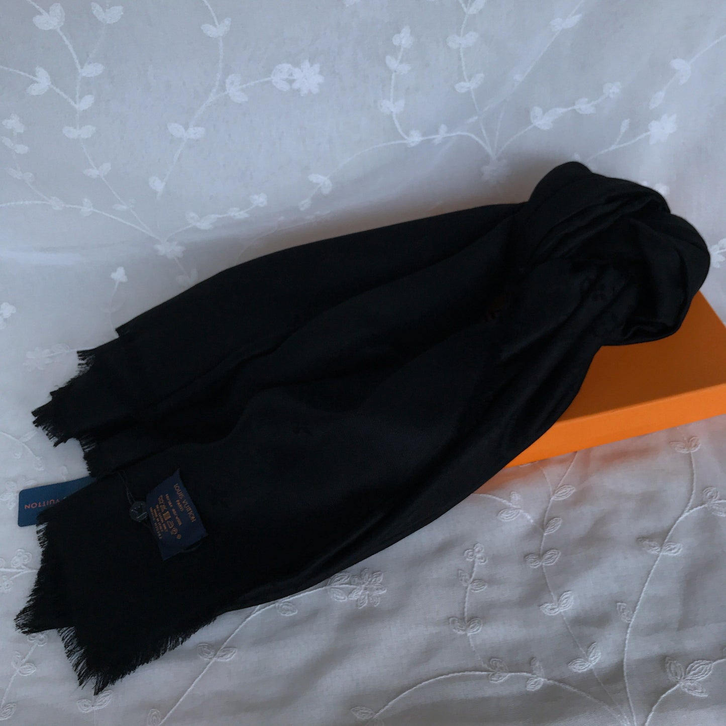 Lv black scarf
