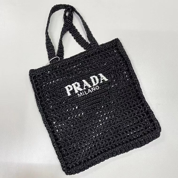 P r a d a beach black 38x36x3cm