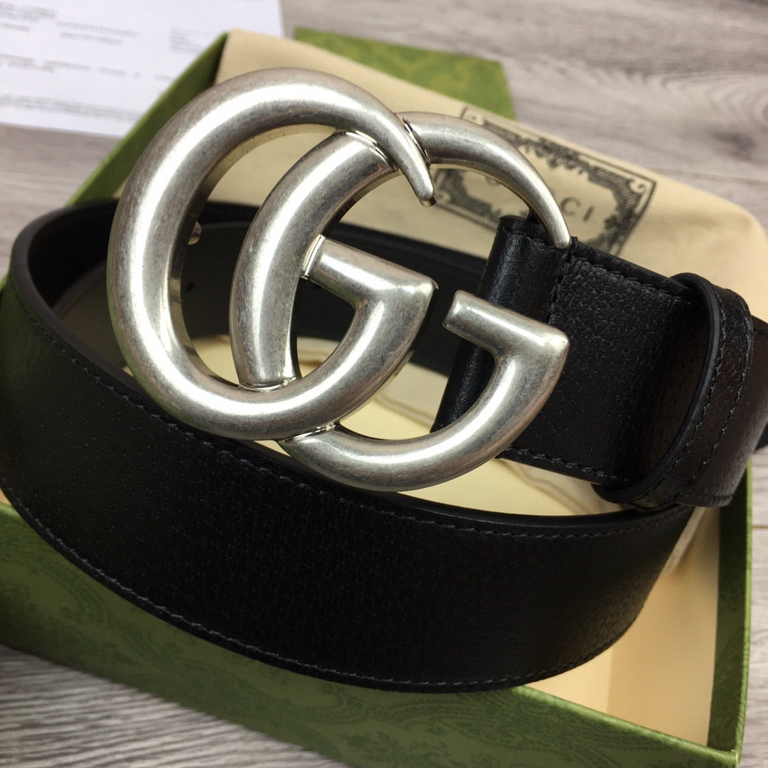 Gucci belt silver