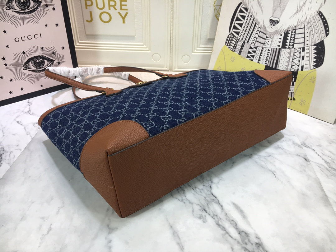 Denim 38*28*14cm handbag