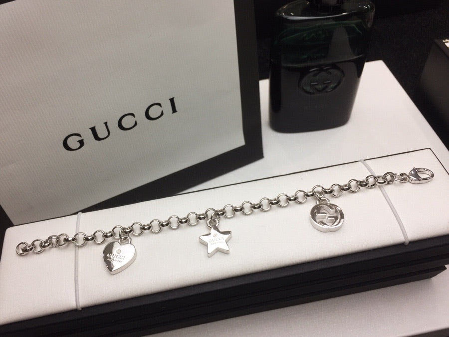 Silver colorfast bracelet