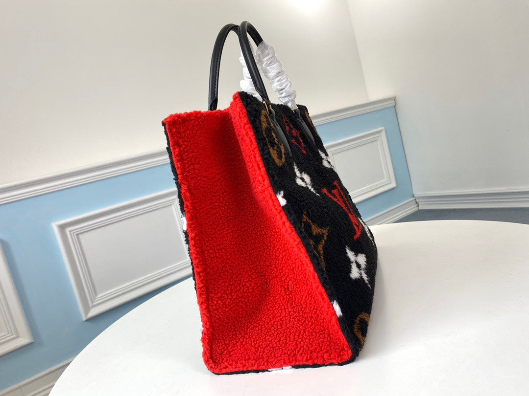L v teddy tote 41.0 x 34.0 x 19.0 cm